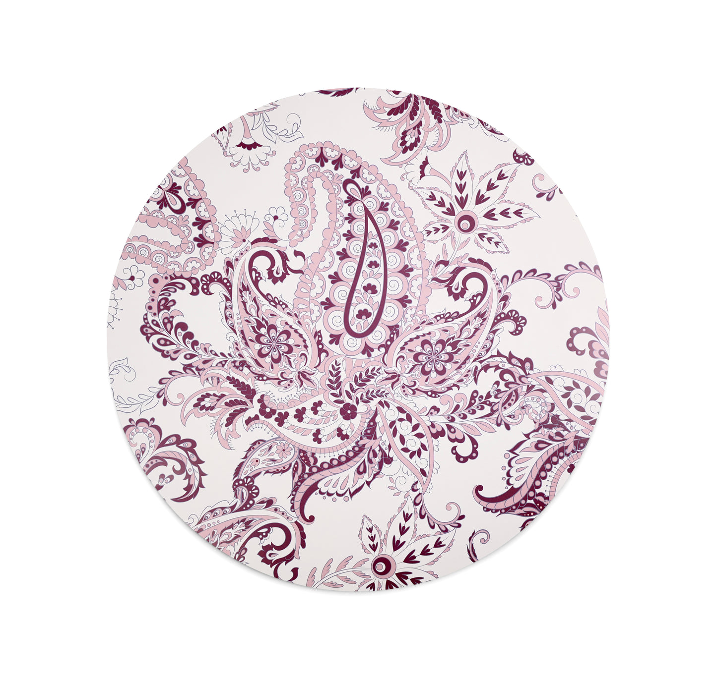 Paisley Pink Round Insert