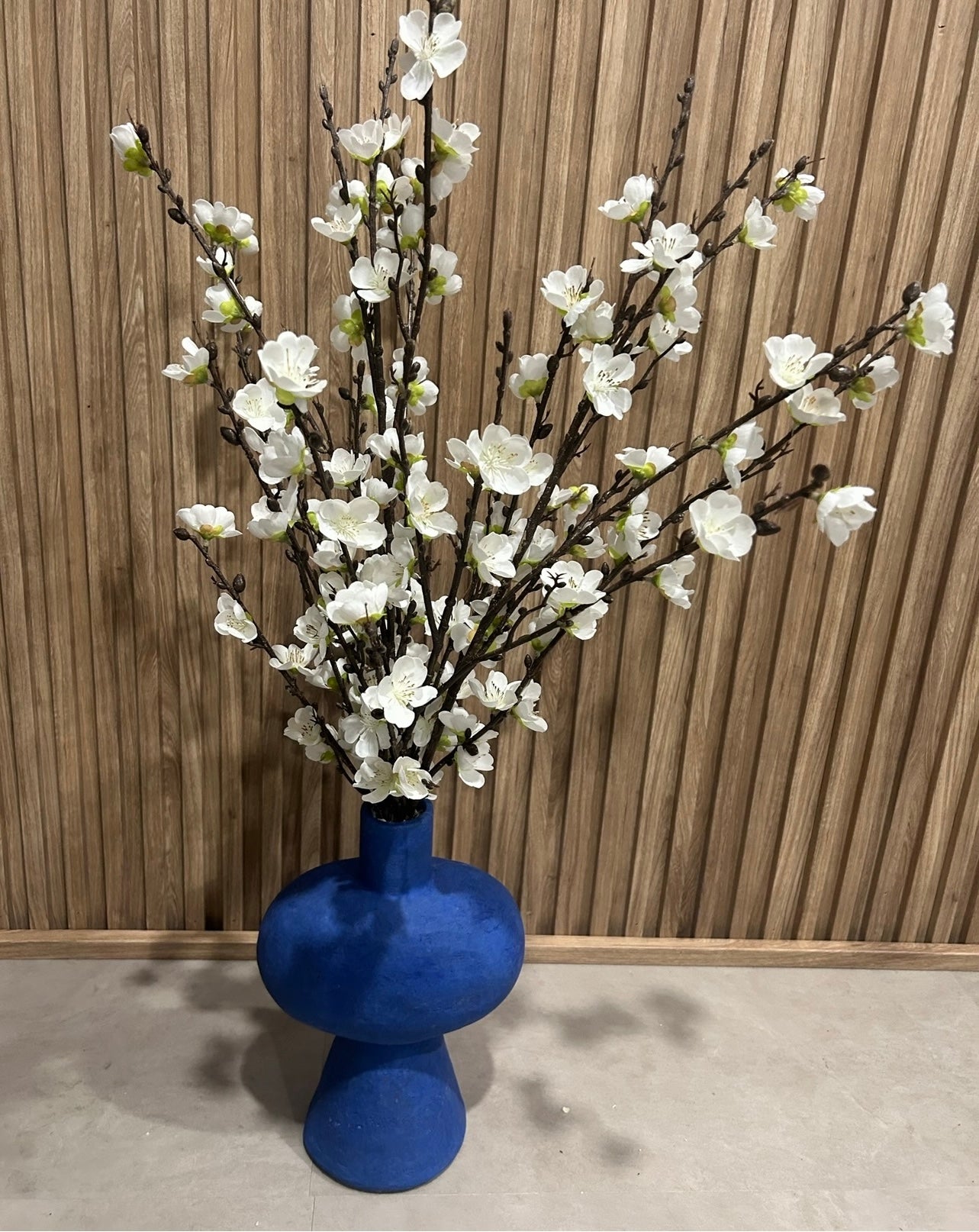 Cobalt Blue Cherry Blossom